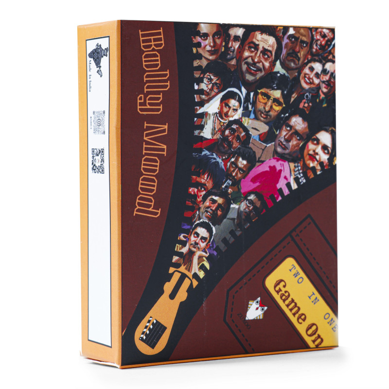 BollyMood Card Game | 2-in-1 Bollywood Fun by Zuxoo