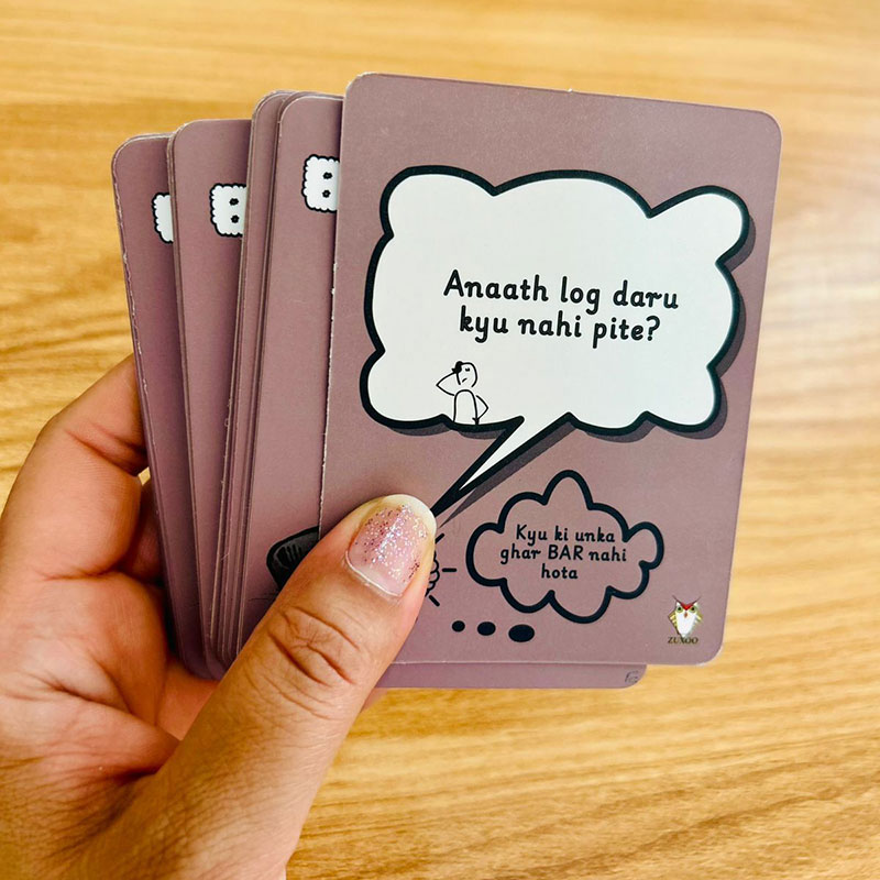Bheja-FRY Card Game | Fun Silly Joke Game by Zuxoo