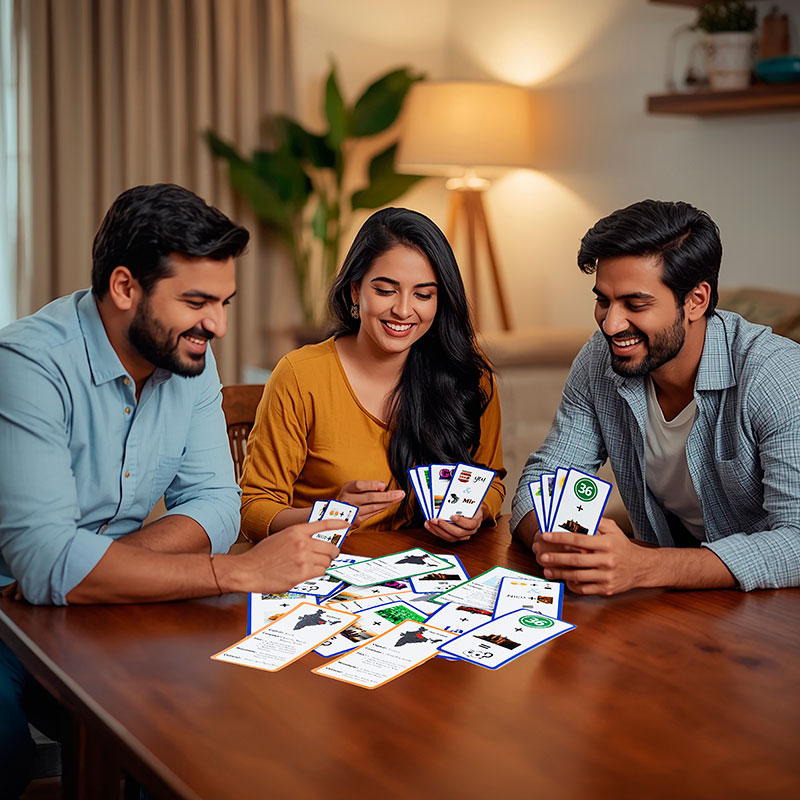 Zuxoo D-code Bharat – Fun India Card Game | States, Capitals, Languages & Culture Learning Game